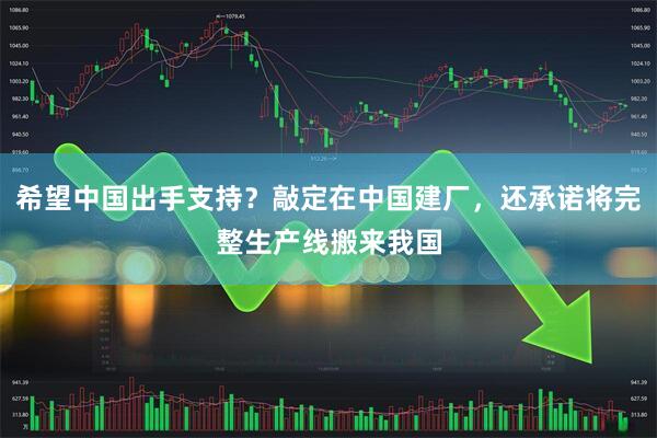 希望中国出手支持？敲定在中国建厂，还承诺将完整生产线搬来我国
